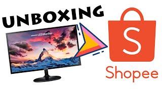 Samsung 24 FHD Monitor Monitor Review from Shoppe  Unboxing and Review from Shoppe