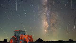 2023 Perseid Meteor Shower and Milky Way Time Lapse 8K Resolution