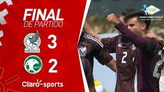 México 3-2 Arabia Saudita  Resumen completo y goles  Torneo Maurice Revello 2024  Fase de Grupos