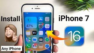 How to Get iOS 16 on iPhone 7   How To Update To ios 16 on iphone 7  iOS 16 Update For iPhone 7