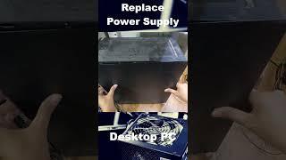 How to replace your PC power supply #shorts