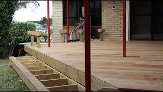 How to Lay DECKING  quick way to keep the boards straight