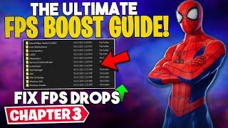 Fix FPS Drops & BOOST FPS in Fortnite - Chapter 3 Season 1