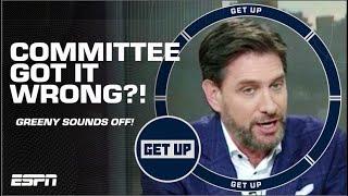 Greeny SOUNDS OFF on CFP Committee’s decisions?  Get Up