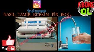 WATER PURİFİER FİLTER REPLACEMENT. 5 FİLTER SYSTEM FİLTER REPLACEMENT