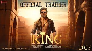 KING - Official Trailer  Shahrukh Khan Abhishek Bachchan Fahim Fazli Suhana Khan Red Chilly Ent