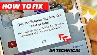 Fix This Application Requires ios 14.0 or Later