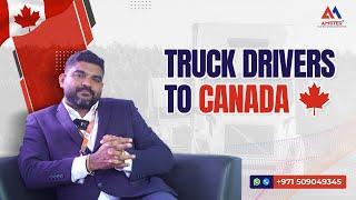 Amster Group  Canada Truck driver LMIA  Canada Job  Free Visa   Truck driver job  Canada Work