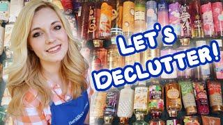 BATH & BODY WORKS DECLUTTER  Organizing and Preparing my Collection for New Fall Scents 