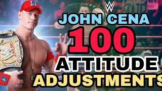 WWE - John Cena 100 Attitude Adjustments AA