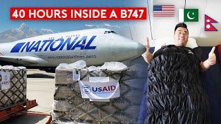 40 Hours Inside a B747 Cargo Mission Over the Himalayas US - Pakistan - Nepal