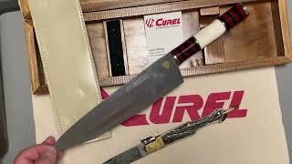 KYNA Chefs knife review and story of visiting CUREL factory in Portugal.