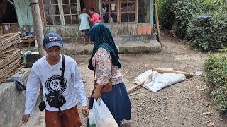 PRIZE OF FOOD PACKAGES FROM MR. ACHMAD MUDZAFFAR  PARALYZED ORPHAN  MY VILLAGE NATURE ADVENTURE
