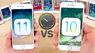 iOS 11 vs 10.3.3 Speed Test on ALL iPhones