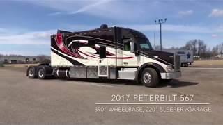 Jerome and Barb Silvers 2017 PETERBILT 220” sleeper
