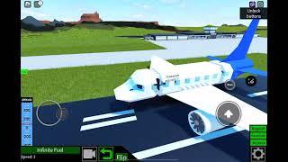 I thought the plane’s engines was okay after the landing Roblox plane crazy