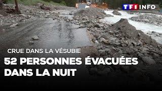 Crue dans la Vésubie  52 personnes évacuées dans la nuit