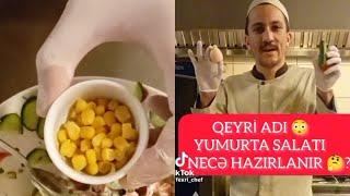 HƏRKƏS ŞOK OLACAQ  QEYRİ ADI YUMURTA SALATI? QEYRİ ADI YUMURTA SALATI NECƏ HAZIRLANIR 