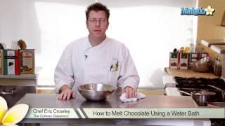 How to Melt Chocolate Using a Water Bath