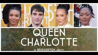 Queen Charlotte A Bridgerton Story interviews India Amarteifio Corey Mylchreest Golda Rosheuvel