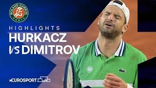 Hubert Hurkacz vs Grigor Dimitrov  Round 4  French Open 2024 Highlights 