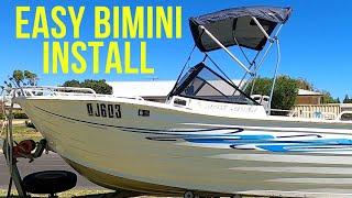 Easy Boat Bimini Install OceanSouth Bimini