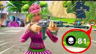 Ninja gets 81 kills with the new HEAVY AR AK47 *He got early access* #Ninja