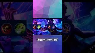 Brody test build with DHS #shorts #mobilelegends #buildmobilelegends #mlbbindonesia