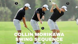 Collin Morikawa Iron and Driver Swing Sequence and Slowmotion