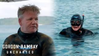 Gordon Ramsay Explores New Zealand Waters for Paua Delicacy  Gordon Ramsay Uncharted