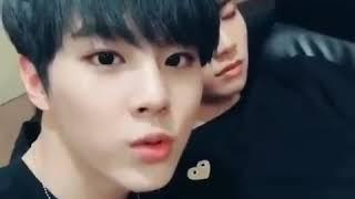 WeiShin Moment For Jinhyuk Wooseok is special see from the look in his eyes it looks adored