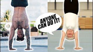 How To Handstand  ANYONE CAN DO THIS