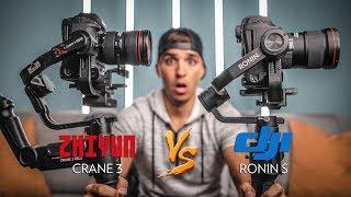 DJI Ronin S vs  Zhiyun Crane 3 Lab