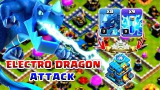 TH12 Electro Dragon + Lightning spell Attack strategy