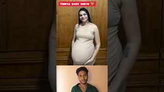 Triple baby pregnancy challenge #junior #birth #respectmother #lovemother #ytsorts #viral