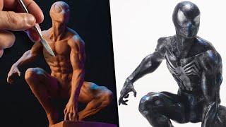 Sculpting SYMBIOTE SPIDER-MAN  Marvels Spider-Man 2  PS5 