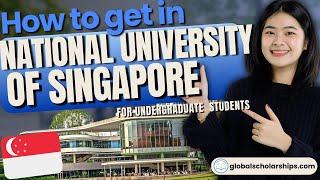 How To Apply In National University of Singapore for Undergraduate International Students