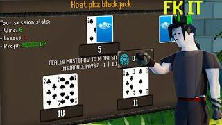 THIS *SPLIT* IS GONNA MAKE ME BANK OR RIP IT ALL ON *BLACKJACK*.. - Roat Pkz RSPS