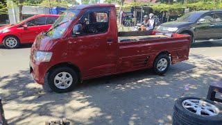 Daihatsu grandmax pickup dari velg kaleng2 ganti velg ring 13Original minibus grand max ban 17513