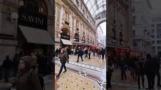 اغلى وأقدم مول تجارى بأيطاليا،  واشهر معلم بمدينة ميلان الايطاليه، Galleria di Vittorio Emanuele