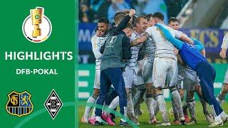 Lucky-Punch in der Nachspielzeit  1. FC Saarbrücken - Mgladbach 21 Highlights  DFB-Pokal 2324