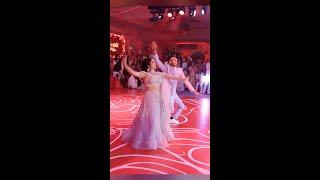 Bride & Groom Enter the Sangeet with an AMAZING DANCE PERFORMANCE - Luxury Indian Wedding