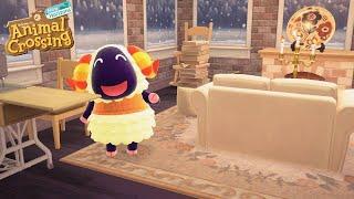 Vestas Home with a Fireplace  Animal Crossing Happy Homes Paradise #2
