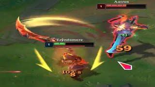 Tryndamere vs Aatrox lvl 1