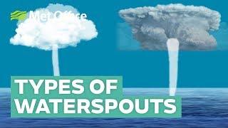 The two types of waterspouts