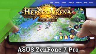 Gameplay of Heroes Arena in ASUS Zenfone 7 Pro – Gaming Test