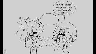 Sonic Comic dub by @weirdozjunkary Meeting Swift The Best Pirate