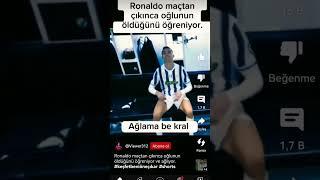 Ronaldo Maçtan çıkınca oğlunun öldüğünü öğreniyor