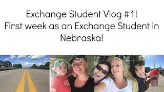 Exchange student vlog #1  My first week as an exchange student in Nebraska