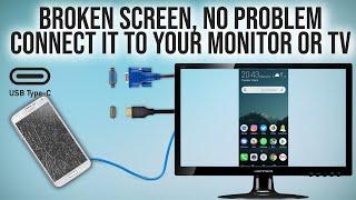 Use your broken phone again USB C to HDMI and VGA Multiport